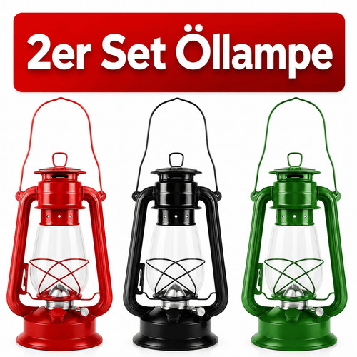 Sturmlaterne 2er set - 2er, Öllampe
